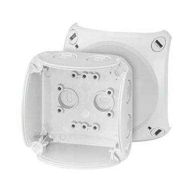 Hensel KF 0200 G Kopplingsdosa grå, IP66, glasfiber, utan plint